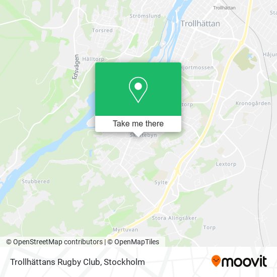 Trollhättans Rugby Club map
