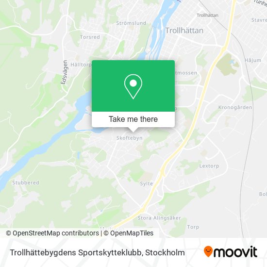 Trollhättebygdens Sportskytteklubb map