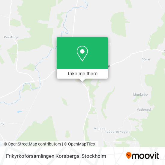 Frikyrkoförsamlingen Korsberga map