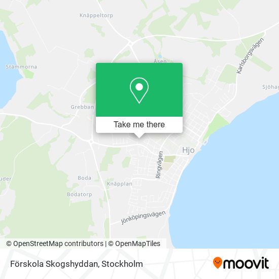 Förskola Skogshyddan map