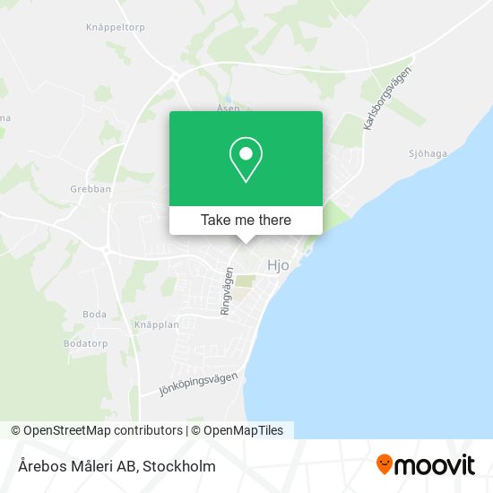 Årebos Måleri AB map