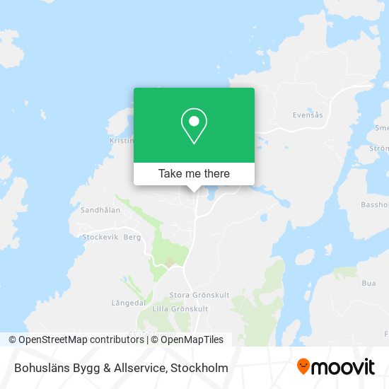 Bohusläns Bygg & Allservice map