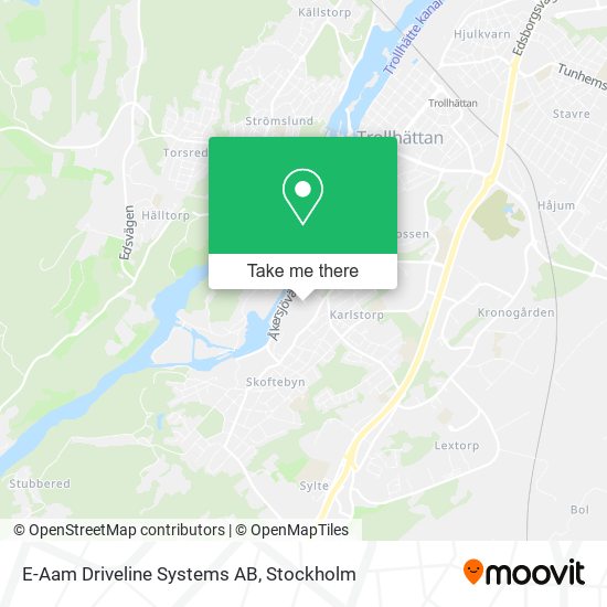 E-Aam Driveline Systems AB map