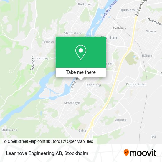Leannova Engineering AB map