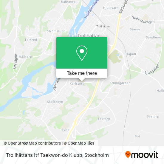 Trollhättans Itf Taekwon-do Klubb map