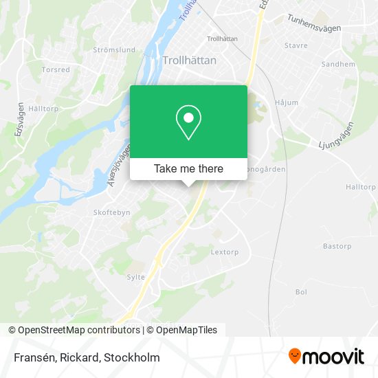 Fransén, Rickard map