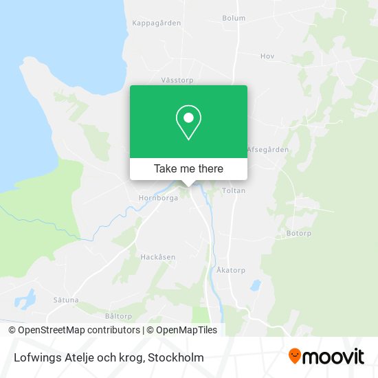 Lofwings Atelje och krog map