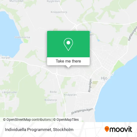 Individuella Programmet map