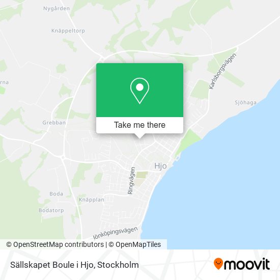 Sällskapet Boule i Hjo map