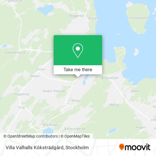 Villa Valhalls Köksträdgård map