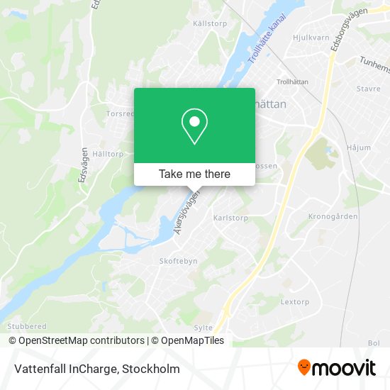 Vattenfall InCharge map