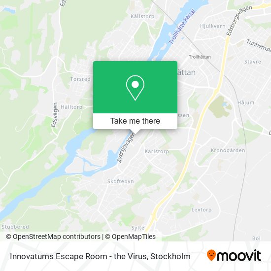 Innovatums Escape Room - the Virus map