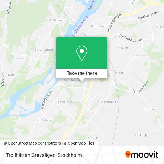 Trollhättan Grevsågen map