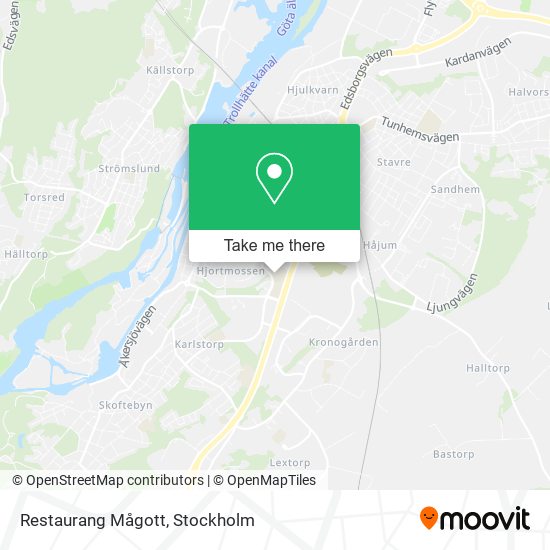 Restaurang Mågott map