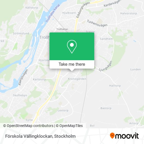 Förskola Vällingklockan map