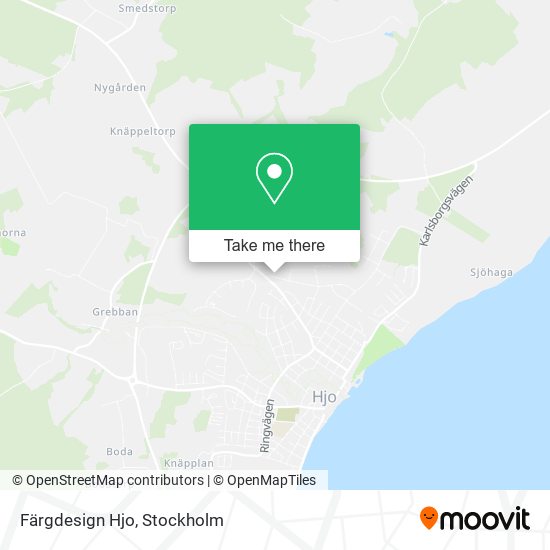 Färgdesign Hjo map