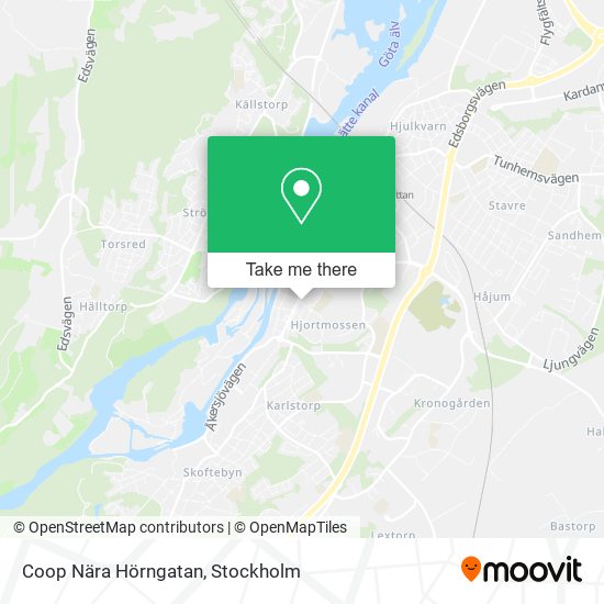 Coop Nära Hörngatan map