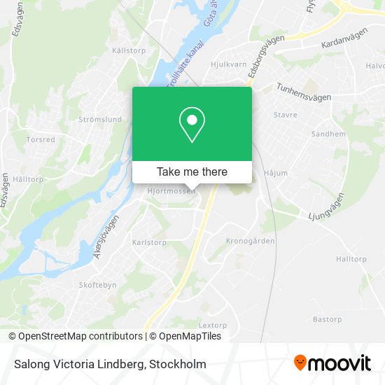 Salong Victoria Lindberg map