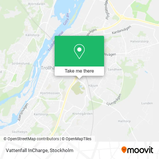 Vattenfall InCharge map