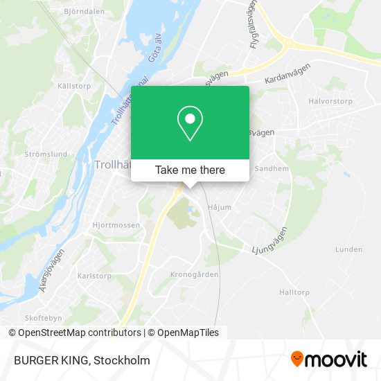 BURGER KING map