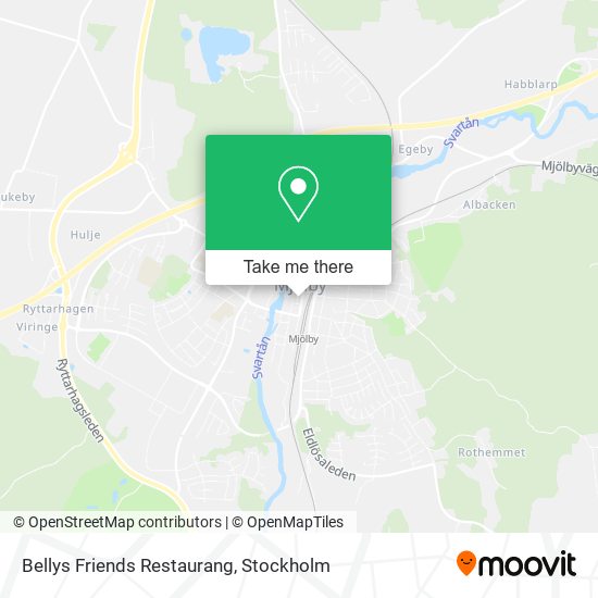 Bellys Friends Restaurang map
