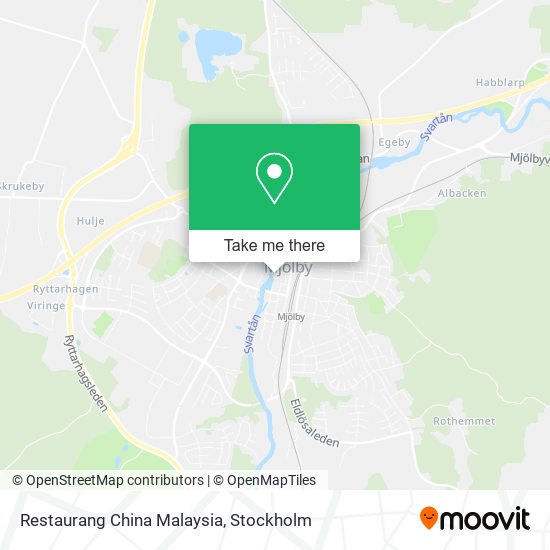 Restaurang China Malaysia map