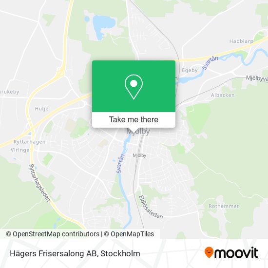 Hägers Frisersalong AB map