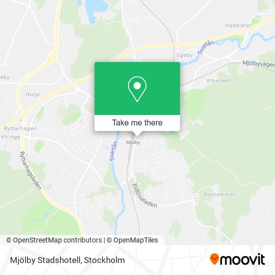 Mjölby Stadshotell map