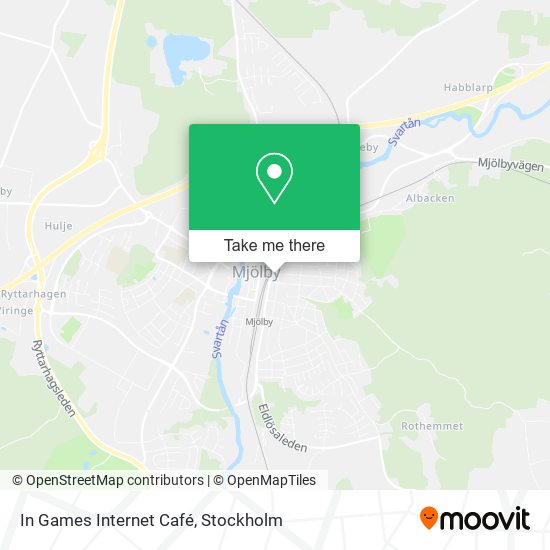 In Games Internet Café map