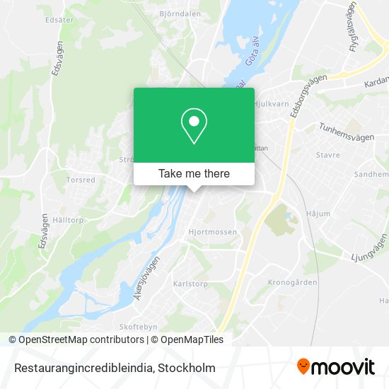 Restaurangincredibleindia map
