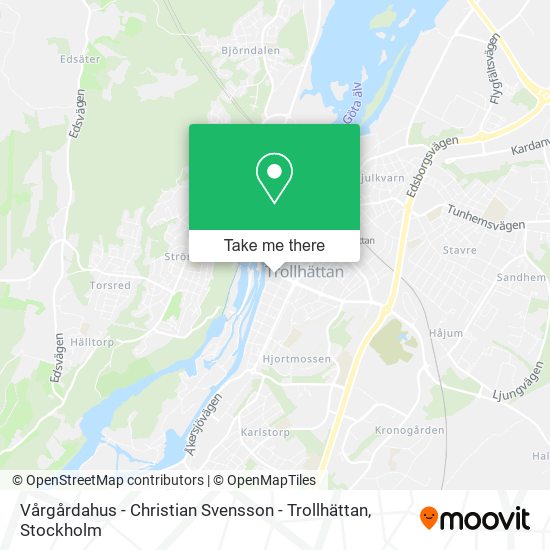 Vårgårdahus - Christian Svensson - Trollhättan map