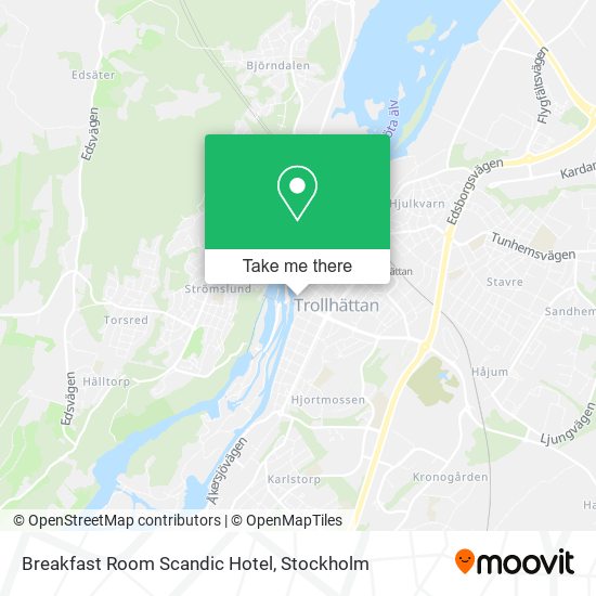 Breakfast Room Scandic Hotel map