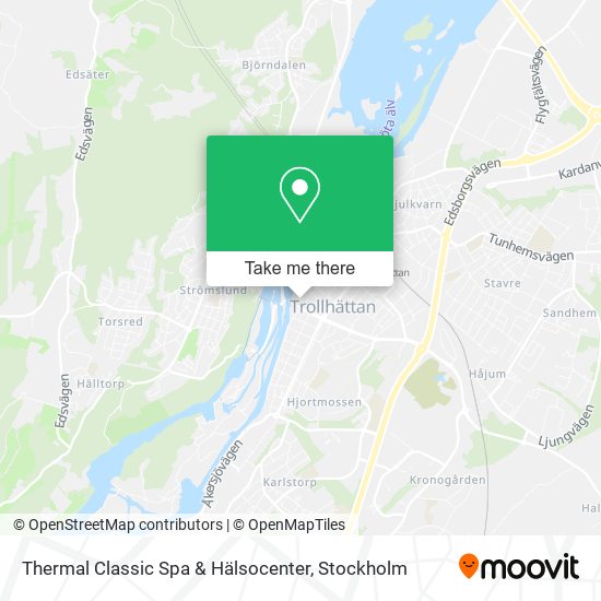 Thermal Classic Spa & Hälsocenter map