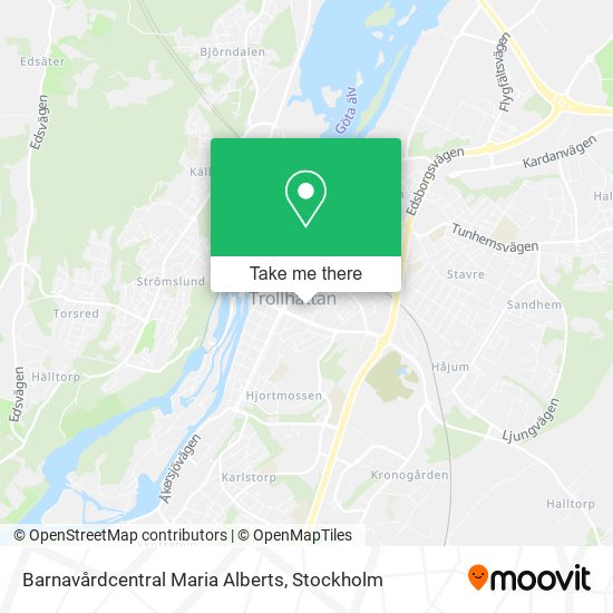 Barnavårdcentral Maria Alberts map