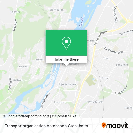 Transportorganisation Antonsson map