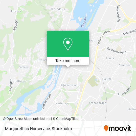Margarethas Hårservice map