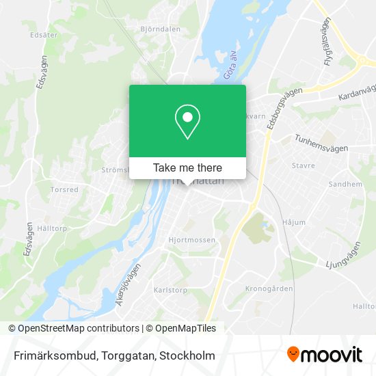 Frimärksombud, Torggatan map