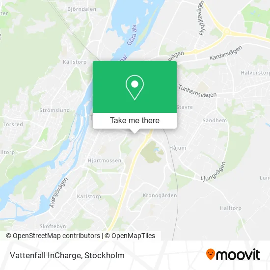 Vattenfall InCharge map