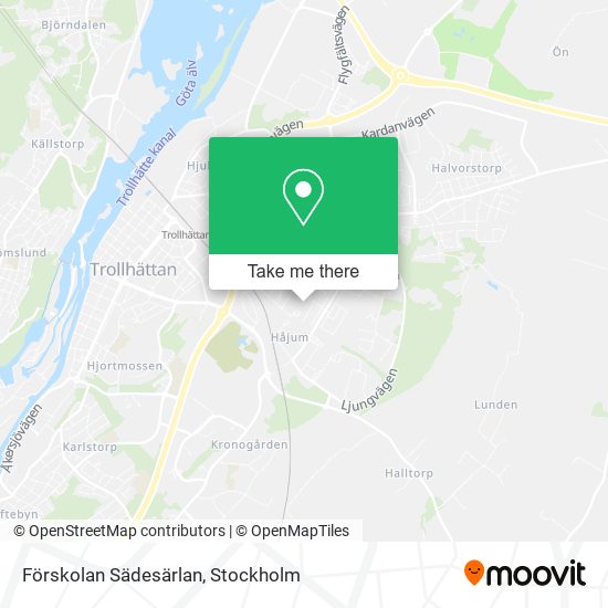 Förskolan Sädesärlan map