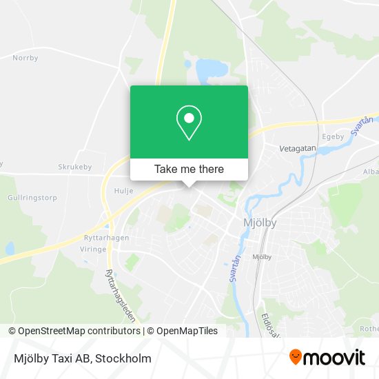 Mjölby Taxi AB map