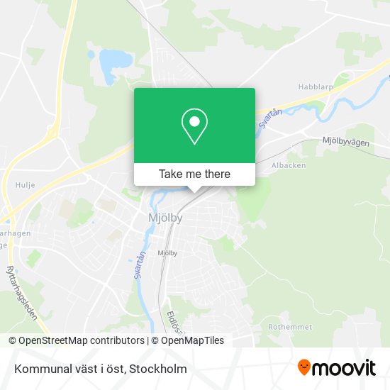 Kommunal väst i öst map