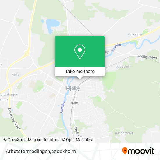 Arbetsförmedlingen map