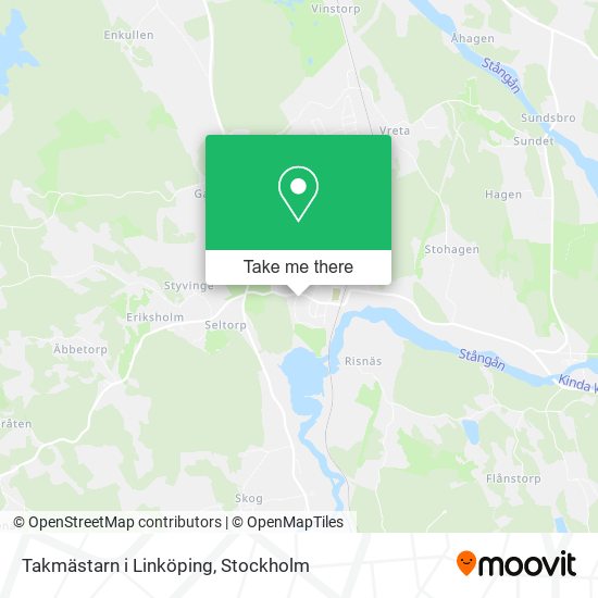 Takmästarn i Linköping map