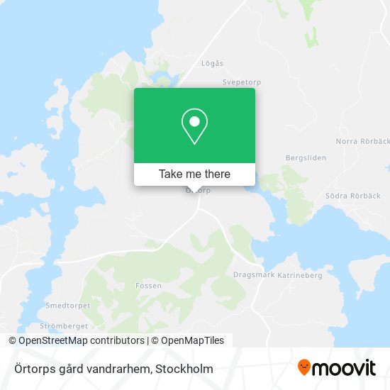 Örtorps gård vandrarhem map