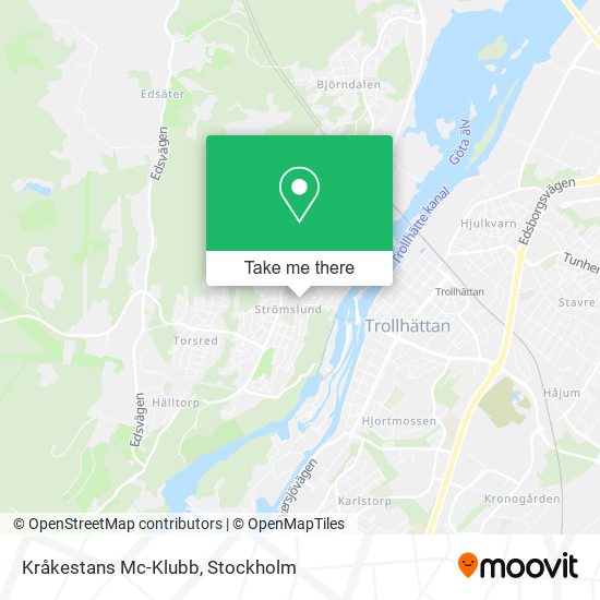 Kråkestans Mc-Klubb map