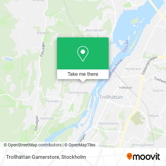 Trollhättan Gamerstore map