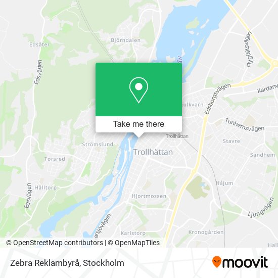 Zebra Reklambyrå map