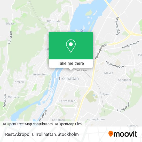 Rest.Akropolis Trollhättan map