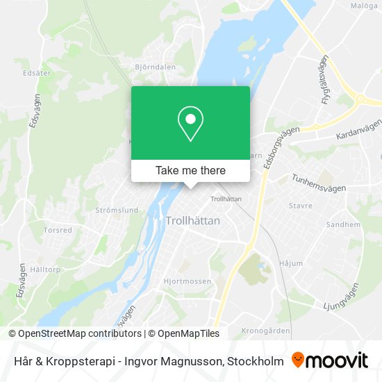 Hår & Kroppsterapi - Ingvor Magnusson map