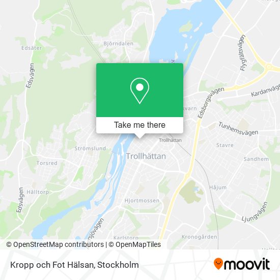 Kropp och Fot Hälsan map